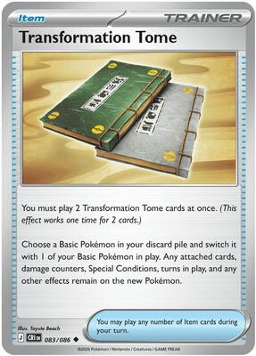 Transformation Tome card from ME04: Chaos Rising