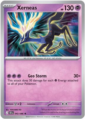 Xerneas - 042/086 card from ME04: Chaos Rising