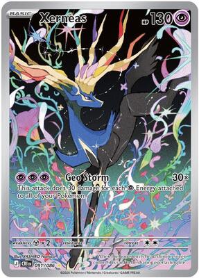Xerneas - 091/086 card from ME04: Chaos Rising