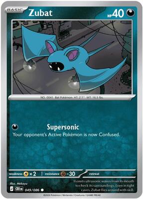 Zubat card from ME04: Chaos Rising
