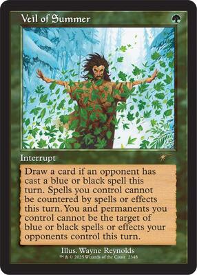 Veil of Summer (2348) card from Secret Lair Drop Series
