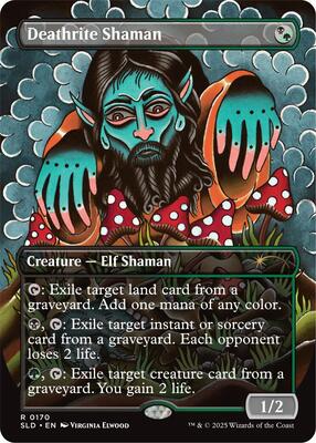 Deathrite Shaman card from Secret Lair Drop Series