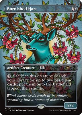 Burnished Hart card from Secret Lair Drop Series