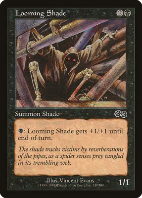 Looming Shade card from Urza's Saga