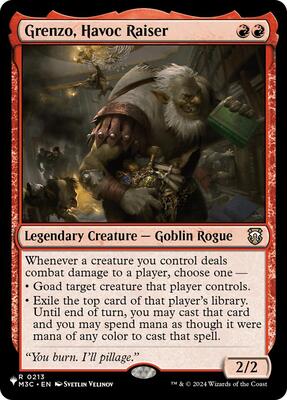 Grenzo, Havoc Raiser card from The List Reprints