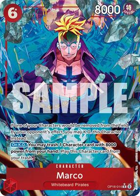 Marco (Alternate Art) card from The Time of Battle