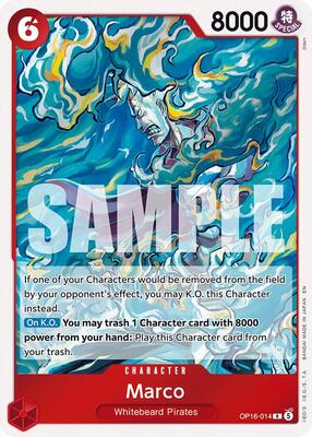 Marco card from The Time of Battle