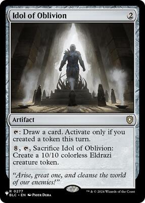Idol of Oblivion (BLC) card from The List Reprints