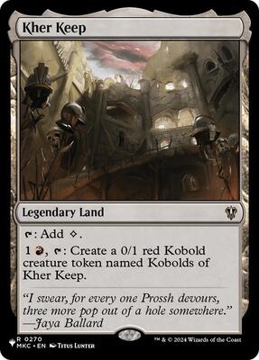 Kher Keep (MKC) card from The List Reprints