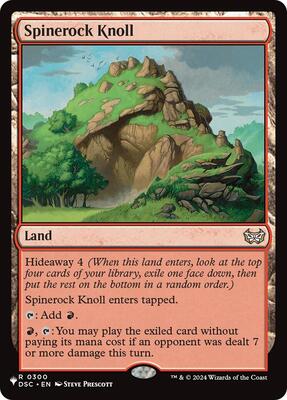 Spinerock Knoll (DSC) card from The List Reprints