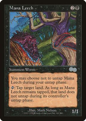 Mana Leech card from Urza's Saga