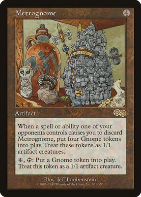 Metrognome card from Urza's Saga