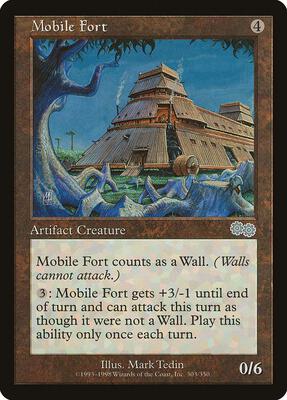 Mobile Fort card from Urza's Saga