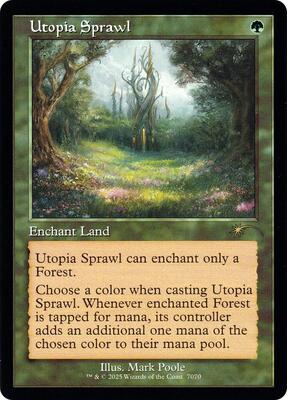 Utopia Sprawl (7070) card from Secret Lair Drop Series