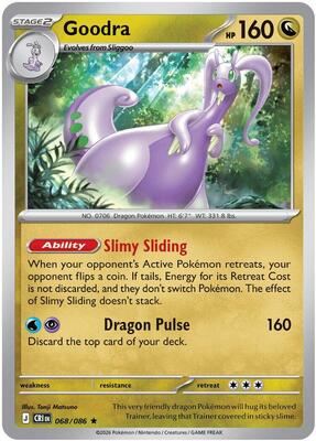 Goodra - 068/086 (Non-Holo) card from Deck Exclusives