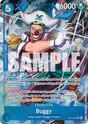 Buggy (048) (Alternate Art) card from The Time of Battle