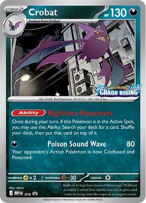 Crobat - 076 card from ME: Mega Evolution Promo