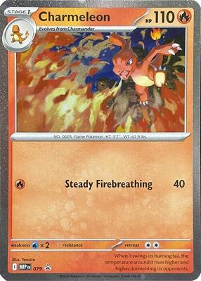 Charmeleon - 079 (Cosmos Holo) card from ME: Mega Evolution Promo