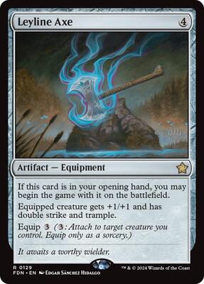 Leyline Axe card from Promo Pack: Lorwyn Eclipsed