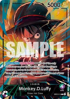 Monkey.D.Luffy (Official Playmat Limited Edition Vol.5) card from One Piece Promotion Cards