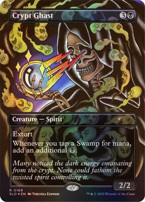Crypt Ghast (Rainbow Foil) card from Secret Lair Drop Series