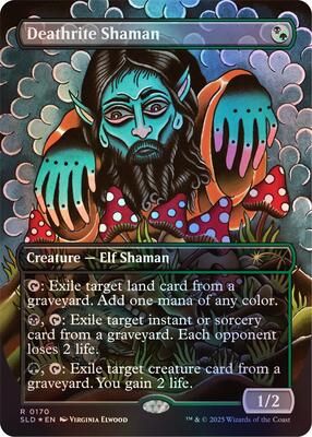 Deathrite Shaman (Rainbow Foil) card from Secret Lair Drop Series