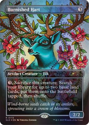 Burnished Hart (Rainbow Foil) card from Secret Lair Drop Series