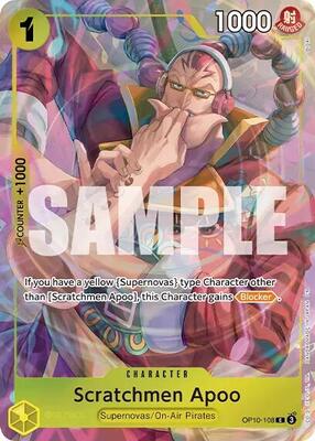 Scratchmen Apoo (Premium Card Collection -Best Selection Vol. 6-) card from One Piece Promotion Cards