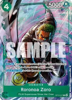 Roronoa Zoro (Premium Card Collection -Best Selection Vol. 6-) card from One Piece Promotion Cards