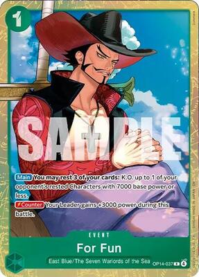 For Fun (Premium Card Collection -Best Selection Vol. 6-) card from One Piece Promotion Cards