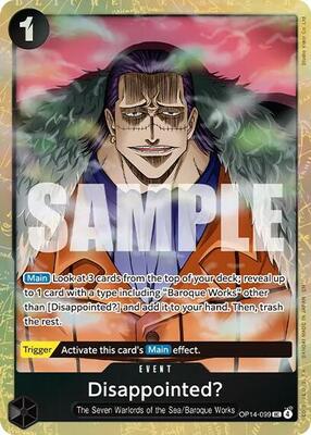 Disappointed? (Premium Card Collection -Best Selection Vol. 6-) card from One Piece Promotion Cards