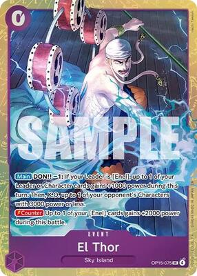 El Thor (Premium Card Collection -Best Selection Vol. 6-) card from One Piece Promotion Cards