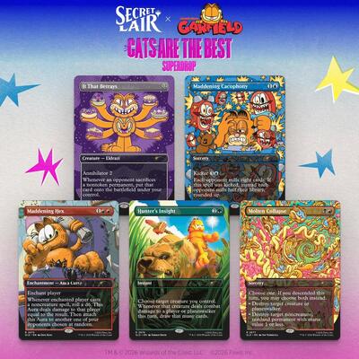 Secret Lair Drop: Secret Lair x Garfield: Our Only Thought Is To Entertain You - Non-Foil Edition card from Secret Lair Drop Series