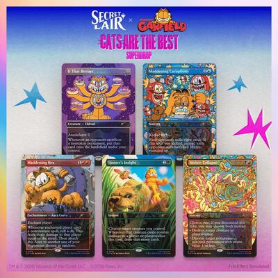 Secret Lair Drop: Secret Lair x Garfield: Our Only Thought Is To Entertain You - Traditional Foil Edition card from Secret Lair Drop Series