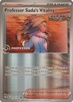 Professor Sada's Vitality card from Professor Program Promos