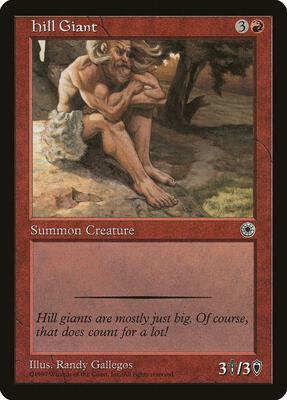 Hill Giant card from Portal
