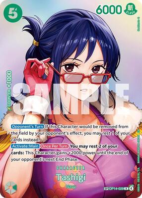 Tashigi (SP) card from The Time of Battle