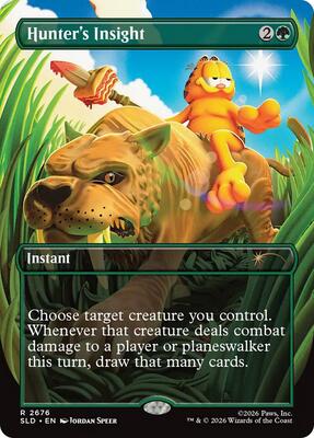 Hunter's Insight card from Secret Lair Drop Series