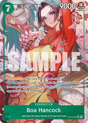 Boa Hancock (Alternate Art) card from The Time of Battle
