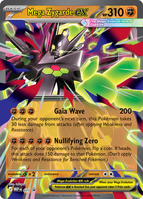 Mega Zygarde ex - 071 card from ME: Mega Evolution Promo