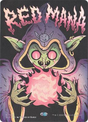 Red Mana card from Secret Lair Drop Series