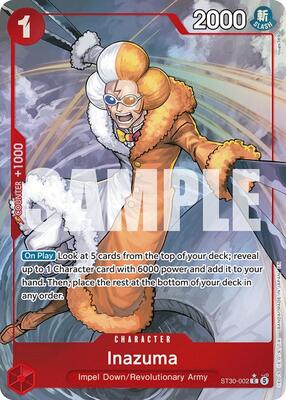 Inazuma (Full Art) card from Starter Deck EX: Luffy & Ace