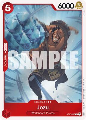 Jozu card from Starter Deck EX: Luffy & Ace