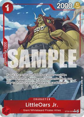 LittleOars Jr. (Full Art) card from Starter Deck EX: Luffy & Ace