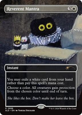 Reverent Mantra card from Secret Lair Drop Series