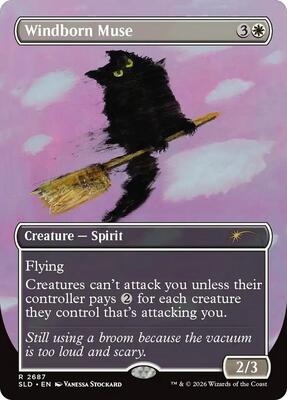 Windborn Muse card from Secret Lair Drop Series