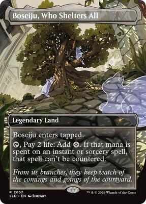 Boseiju, Who Shelters All card from Secret Lair Drop Series