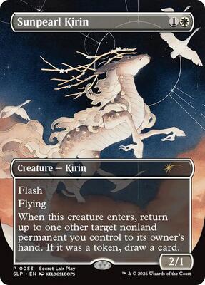 Sunpearl Kirin card from Secret Lair Showdown