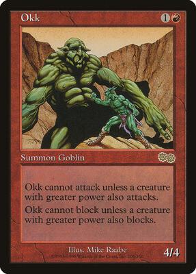 Okk card from Urza's Saga