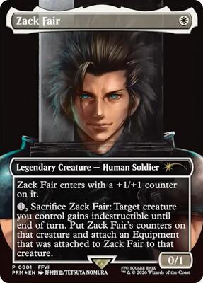 Zack Fair card from Media Promos